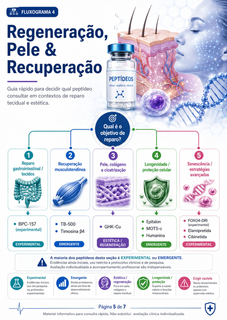 Guia visual Regeneração & pele
